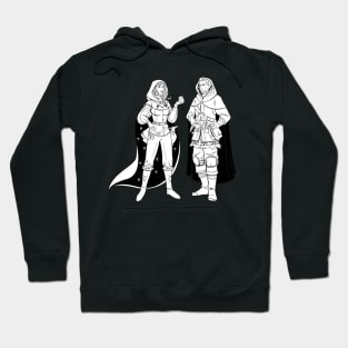 rogue and priest DnD Hoodie